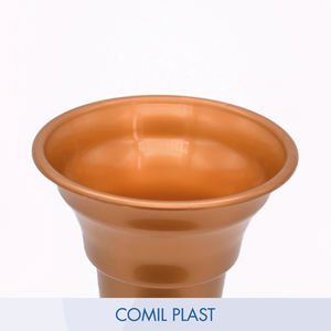Remplacement de Vase en plastique de qualité supérieure pour anneau en Bronze Niche mausolée crypte moulé par injection couleur cuivre hauteur 7.5 pouces - Product Image 4