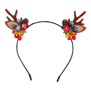 Nouveaux serre-têtes de Noël pour enfants, avec cornes de renne et oreilles d'elfe, accessoires capillaires pour bébés et enfants, thème Noël Navidad - Product Image 5