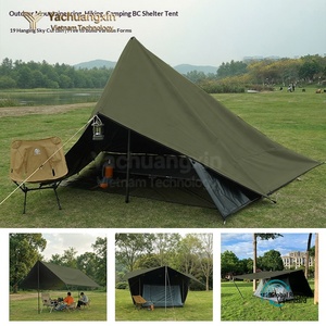 19 Hang Point Multi Functional Awning Olive Green Blackout 210D Oxford Fabric UPF50+ Waterproof 8000mm - Product Image 5