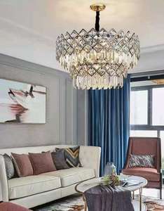 北欧風寝室KTVクリスタルシャンデリア新型シャンデリアホワイトフラワーペンダントライト - Product Image 2