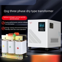 Autotransformateur toroïdal QSG100KVA personnalisable pour usage industriel, avec enroulement triphasé