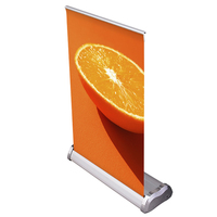 Mini support de bannière déroulante de bureau A3 A4, présentoir publicitaire rétractable pour promotion sur table