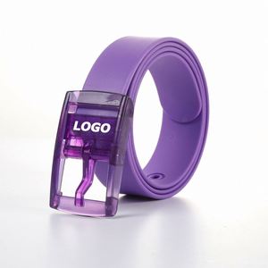 Elegante Cinturón de Silicona TPE para Mujer - Accesorio de Moda Chic y Cómodo para Oficina - Product Image 1