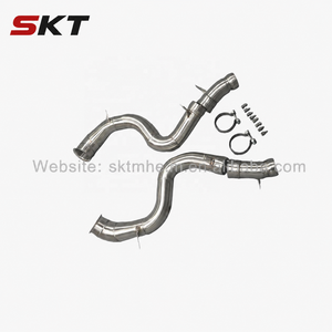 Downpipe สำหรับ Mercedes-Benz W222 S63 AMG M177 4.0 V8สแตนเลสท่อด้านหน้าปัดเสร็จ - Product Image 5