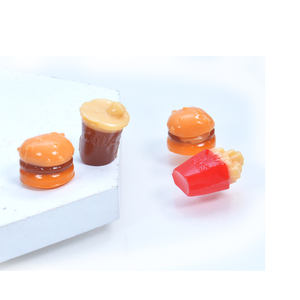 Bonbons gélifiés <span class=keywords><strong>halal</strong></span> Amos 4D aux saveurs de fruits, forme réaliste de <span class=keywords><strong>mini</strong></span>-plats rapides en 3D - Product Image 3