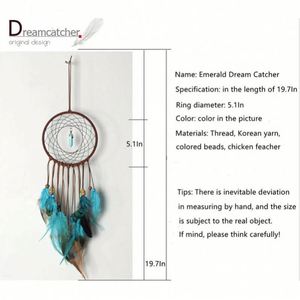 Dream Catcher Handmade Traditional Feather Wall Hanging Home Decoration Decor <b>Ornament</b> Craft - Product Image 6