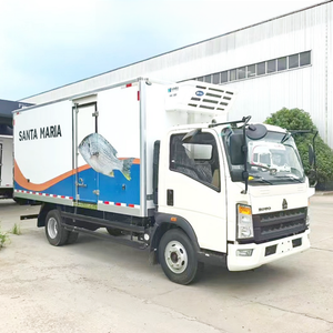 Factory Sales 4X2 HOWO Frozen Food Transport Refrigerated Truck 5 Tons Refrigerator Truck - Product Image 1