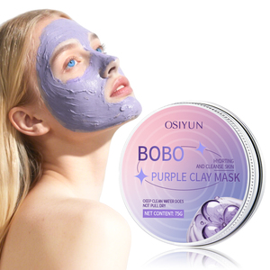 <span class=keywords><strong>Mascarilla</strong></span> de Arcilla Morada, Limpieza Profunda, Lodo Volcánico, Ácido Hialurónico, Hidratante, Clarificante de Poros, Bajo MOQ, Fábrica de Cuidado de la Piel - Product Image 1