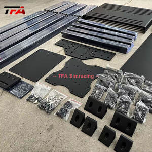 aluminium simulateur de cockpit de course siège voiture conduite simulateur de course jeu de cockpit simulateur de course - Product Image 4