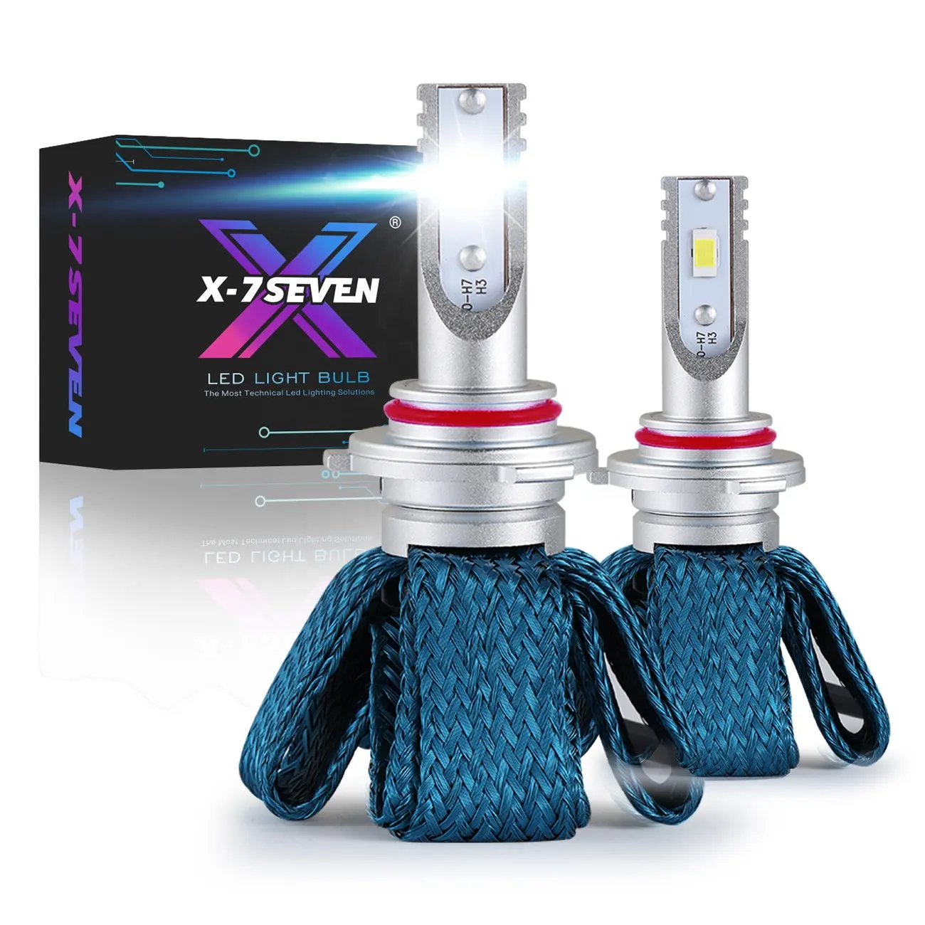 X-7SEVEN Faros LED H7 Auto Headlight Bulbs h4 h11 9005 9006 LED Lights for Car h7 h3 Fog Light Kit 880 9012