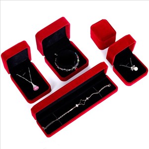 Jewelry Packaging Boxes Gift Ring Bracelet Necklace Earring Jewelry Sets Velvet High-end Packaging Gift Box