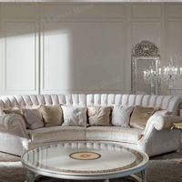 Canapé de luxe arabe royal, structure en bois massif de qualité supérieure, sculpté à la main, durable, ensemble de canapés haut de gamme, meubles de Foshan