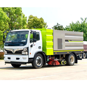 รถดูดฝุ่นและกวาดถนนแบบกำหนดเอง Clw 4x2 14 ตัน 12 ลูกบาศก์เมตร Dongfeng ประสิทธิภาพสูง สำหรับทำความสะอาดถนนในเขตเทศบาล - Product Image 3