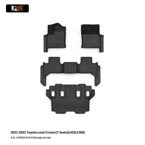 Mejores Precios en Tapetes de Auto 3D 4D 5D TPE para <span class=keywords><strong>Toyota</strong></span> Land Cruiser <span class=keywords><strong>LC300</strong></span> 2021-2025, Alfombrillas Impermeables para Todo Clima, Ajuste Personalizado - Product Image 1