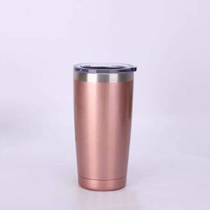 Custom 20oz Tumbler Stainless Steel Vacuum <b>Insulated</b> Coffee <b>Mug</b> with Lid Straw Powder Coating Laser Engrave - Product Image 2