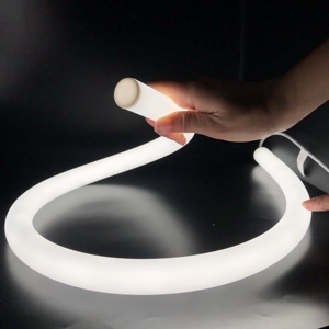 Striscia al neon in silicone flessibile a 360 gradi con diametro di 23mm - Product Image 2