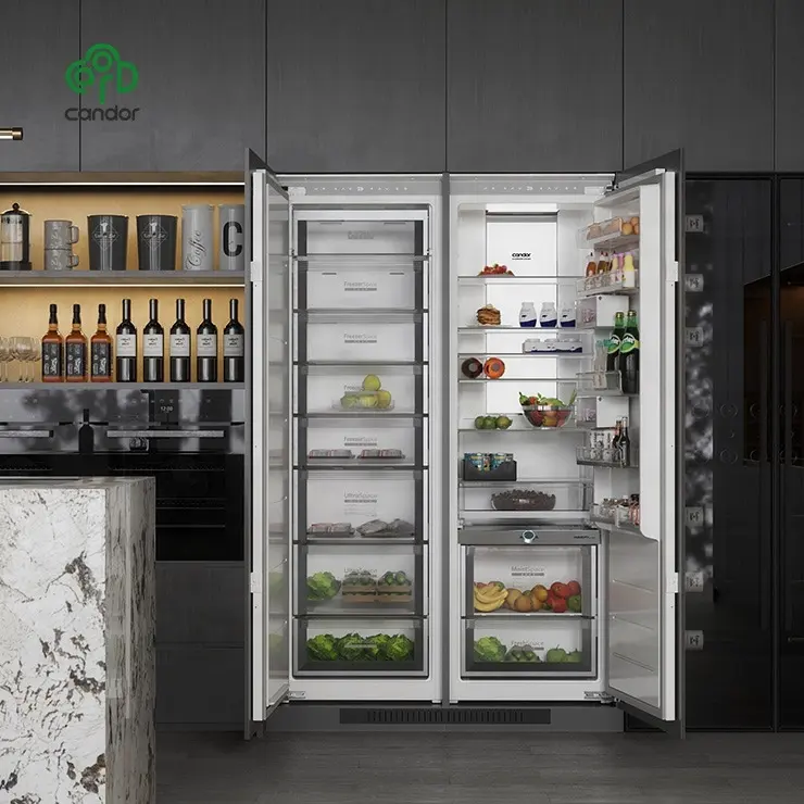 Stylish Integrated Refrigerator with Energy Efficiency Features