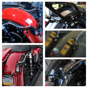 Soportes de depósito remoto Bagger Legends Revo Shocks para Harley Touring Road King Street Electra Glide Ultra 2017 - Product Image 6