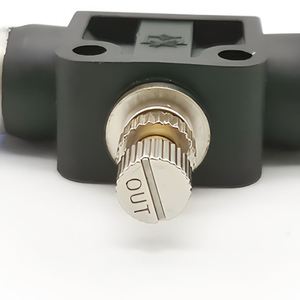Conector Neumático de Empuje Rápido EBM, Válvula de Control de Velocidad, Adaptador de Tubo de Aire de Plástico Negro, 0.1 kg - Product Image 5