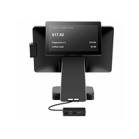 Caja Registradora de supermercado de 15 pulgadas y 15,6 pulgadas, sistemas POS de pantalla dual, máquina pos de punto de venta