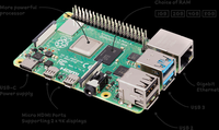 Raspberry Pi 4 Modelo B 2 GB/4GB/8GB