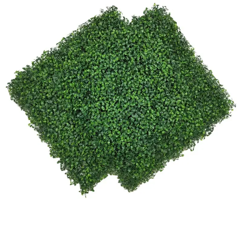 Dll646 rolo de parede de plantas verdes artificiais, cobertura de grama para parede de folhas artificiais