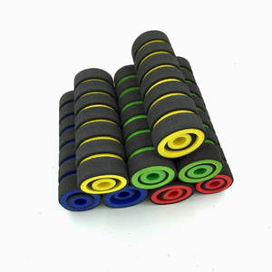 Puños para Manillar de Bicicleta de 22.2mm, Espuma de Esponja, para Bicicleta de Montaña, en Rojo, Azul, Amarillo y Verde - Product Image 1