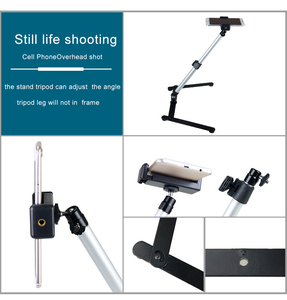 Ảnh Chiếu Đứng Với Điện Thoại Kẹp Trên Điện Thoại Núi Điện Thoại Đứng Mini Có Thể Điều Chỉnh Bàn Monopod - Product Image 3