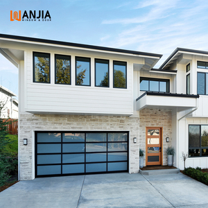 WANJIA Portes sur mesure les plus vendues, étanches, insonorisées, portes enroulables, <span class=keywords><strong>porte</strong></span> <span class=keywords><strong>de</strong></span> <span class=keywords><strong>garage</strong></span> en aluminium et verre - Product Image 2