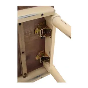 Folding Bracket TopDirect Iron Folding Lock Extension Table Chair Bed Leg Foldable Support Brackets Hinge Self Lock Hinge