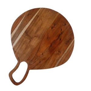 Vente en gros, planches à découper en bois d'acacia, planche à découper de forme arrondie pour la cuisine à domicile - Product Image 6