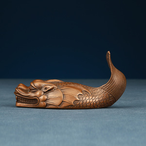 Purple Copper Dragon Fish <b>Paperweight</b> Pen Holder Copper Material Home Office Stationery Gift - Product Image 2