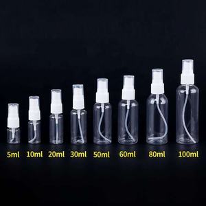 Großhandel leer 30ml 50ml 80ml 100ml 150ml 250ml Plastik-Haustier-Sprüh flasche mit feinem Sprühnebel - Product Image 6