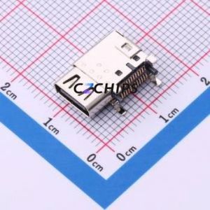 918-518K2023S50003 USB Connector SMD Connector ( Connector Type: Type-C )( Protocol Standard: USB 3.1 )( Gender: Female ) - Product Image 1