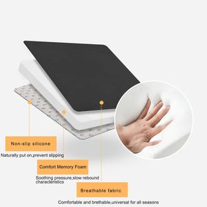 Dành cho người lớn xe tăng cường ghế thoải mái Bộ nhớ bọt Ghế đệm chiều cao tăng cường cho lái xe cho văn phòng xe & nhà Ghế Ghế đệm - Product Image 3