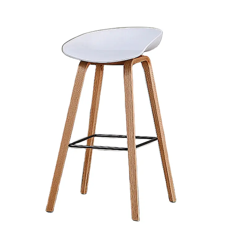 โต๊ะไม้สีขาวขายส่งเก้าอี้ไม้หรูหรา30นิ้วอุจจาระบาร์สำหรับห้องครัว