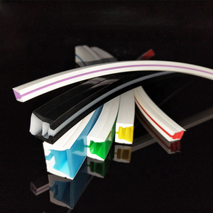 Zweifarbige transparente, weiche, neon leere Neon-Schlauch hülse aus Silikon kautschuk für RGB-LED-Streifen licht - Product Image 3