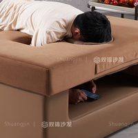 Table de massage électrique moderne pour SPA à domicile, idéale pour les soins corporels et les tatouages, avec fonction de bain de pieds pour les thérapeutes et tabouret