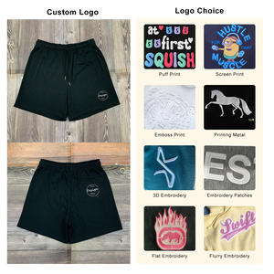 Pantalones cortos ecológicos personalizados de secado rápido, Color sólido, cintura elástica media, alta elasticidad, diseño liso para correr, Material transpirable suave - Product Image 2