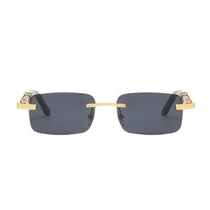 QSF Fashion UV400 lunettes de soleil à plaque carrée optique avec jambe à ressort vente en gros maison sans cadre nouvelle <span class=keywords><strong>carte</strong></span> pour hommes et femmes - Product Image 1