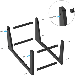 Soporte de almacenamiento de discos de <span class=keywords><strong>vinilo</strong></span> acrílico negro UMI, estante de exhibición de álbumes clásicos para electrodomésticos - Product Image 3