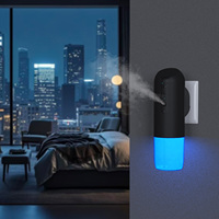 Produits intelligents personnalisés, prise murale silencieuse avec lumière ambiante automatique, diffuseur d'huiles essentielles sans eau, 150 ml