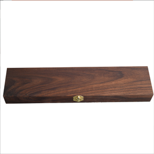 Black wooden gift box for knives storage box Knife wooden case for collection