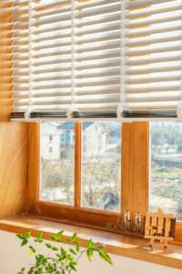 Blocco di luce finestra francese veneziana Smart tapparelle oscuranti tenda ombra otturatore corda avvolgibili stecche - Product Image 3