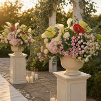 Offre Spéciale – Bouquet de 12 petites fleurs artificielles de camélia en soie, toucher réel, pour décoration intérieure, salon et centres de table de mariage