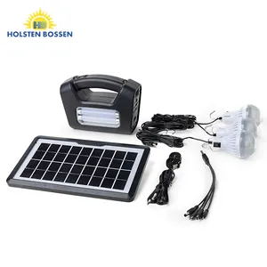 Gd Lite Gd-8017 Gd 8017 Draagbare Kleine Solar Led Licht Kit Zonnepanelen Energie Mini Verlichting Kit Met Usb oplaadbare