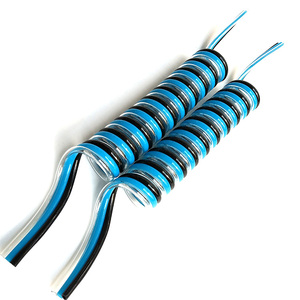 Toptan yüksek basınçlı PU ikiz geri tepme Spiral pnömatik hortum 8mm PU çok sıralı bobin tüp hava ve sıvı için - Product Image 5