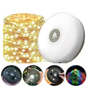 Guirnalda de Luces LED Recargables y Portátiles para Camping, Resistentes al Agua, para Jardín, Exteriores, Ambiente Festivo e Iluminación de Carpas - Product Image 2