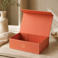 Caja de Regalo Magnética Plegable Ecológica Personalizada para Regalos Minoristas, Papel de Arte, Lámina Dorada, Fabricante OEM al por Mayor