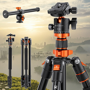Chuyên nghiệp Heavy Duty nhôm DSLR máy ảnh <span class=keywords><strong>Tripod</strong></span> với 360 Độ Bóng đầu Monopod gấp tính năng cho điện thoại di động video Cách sử dụng - Product Image 5